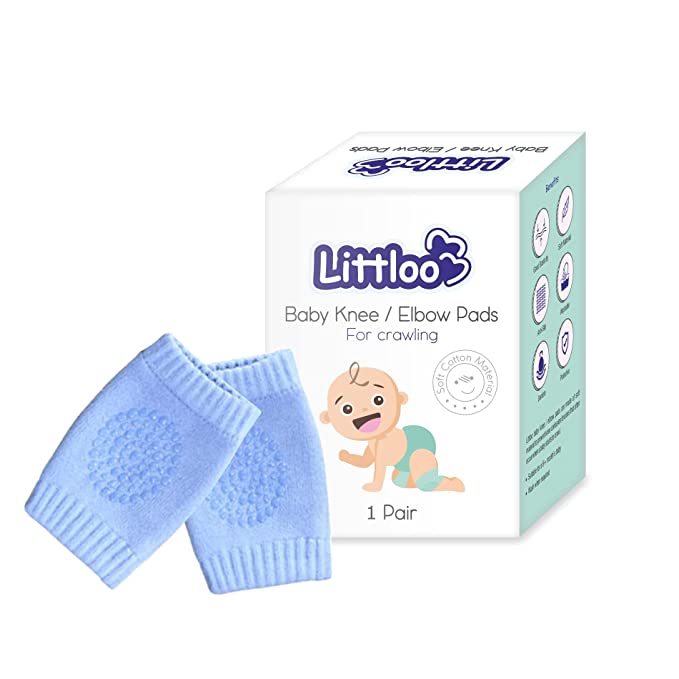 Littloo Littloo Pack of 1 / Blue Littloo Baby Knee Pad Littloo Littloo Pack of 1 / Blue Littloo Baby Knee Pad